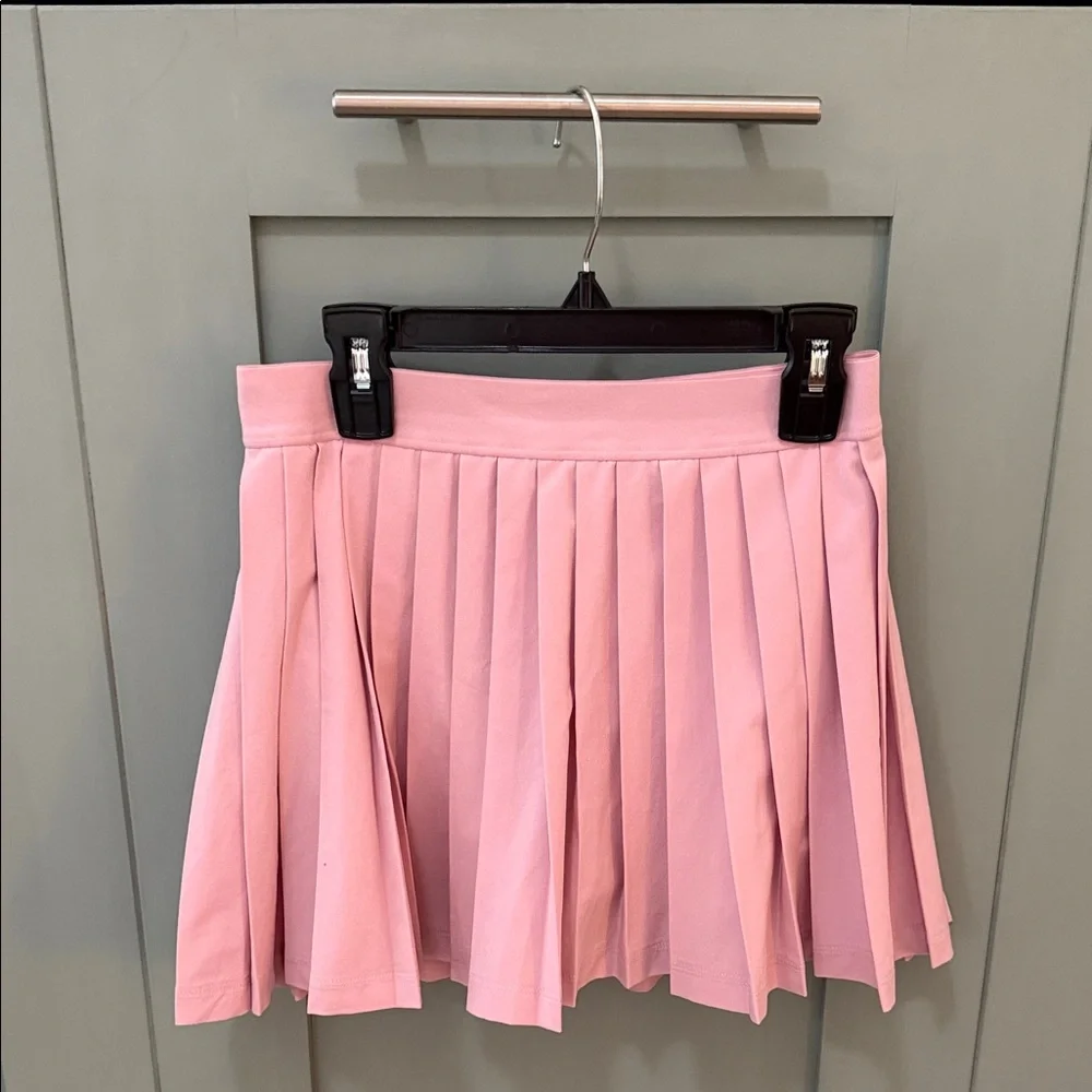 Athleta Perfect Pleat Skort Light Pink- Size Large/12- NWT